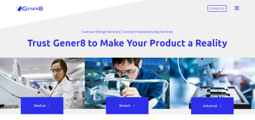 Gener8.net Website Redesign