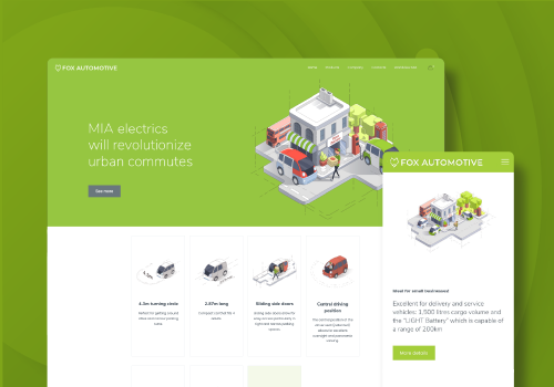 Web Development for Electric Vehicle Starts-up