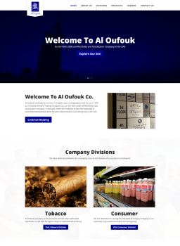 Al Oufouk Corporate Website Development