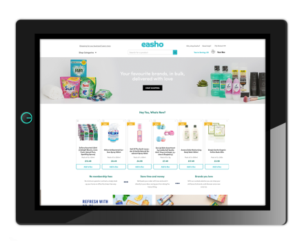 e-shop support for Easho