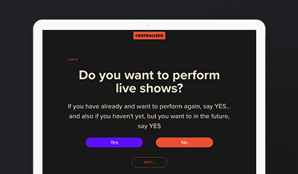 Centralized - Artist Management Platform