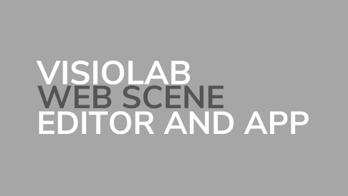 Visiolab web scene editor and app