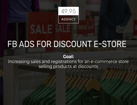 E-commerce store: clothes, shoes, perfumes (Facebook campaigns)