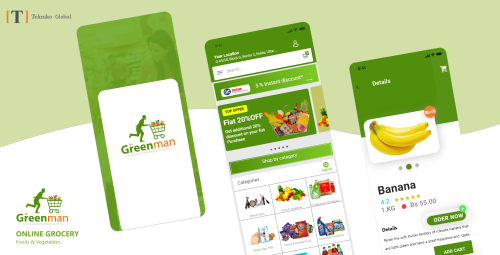 Mrgreenman- Grocery App