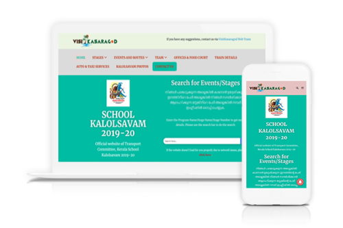 Traffic Routing Website Development for Kerala State School Kalolsavam