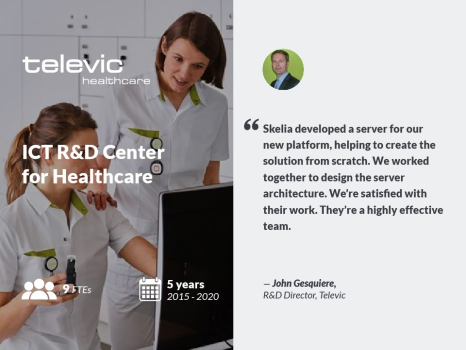 R&D team for a leader in healthcare technology
