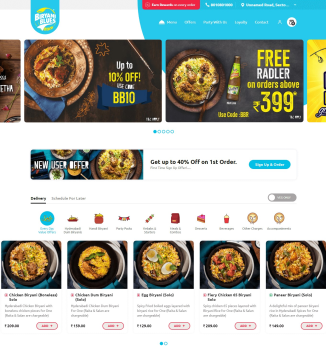 Biryani Blues - Quick Delivery System