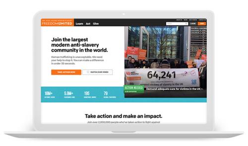 Freedom United HUGE TRAFFIC WEBSITE