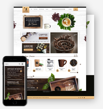 Custom ecommerce website