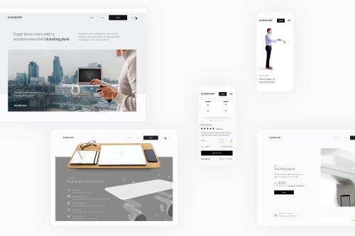 DeskView eCommerce Responsive Website