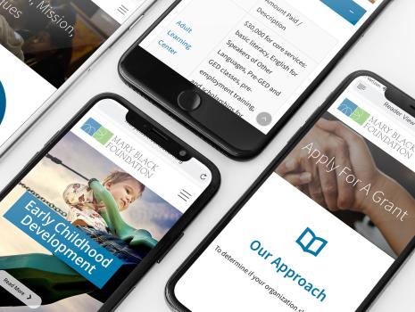 Mary Black Foundation - Web Design