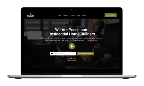 Abode Construction Website & SEO