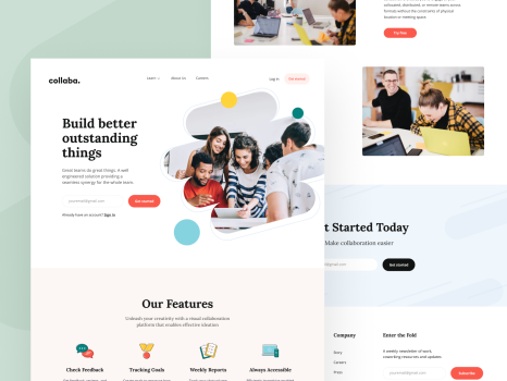 Landing page Development