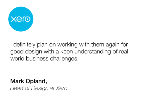 Prototype development for Xero Web App