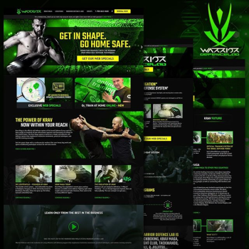 AnoLogix Website Design - Warrior Defence Labs