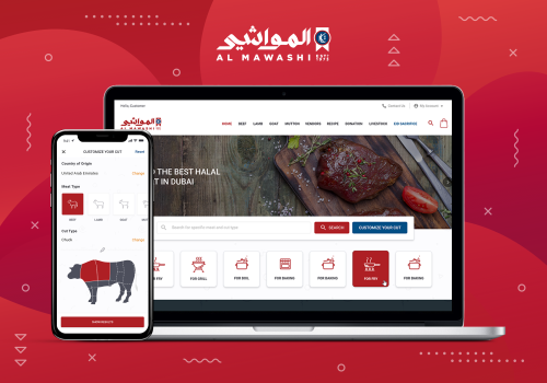Al Mawashi Website & Mobile App