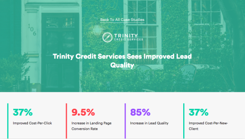 Trinity Credit Services Sees Improved Lead Quality