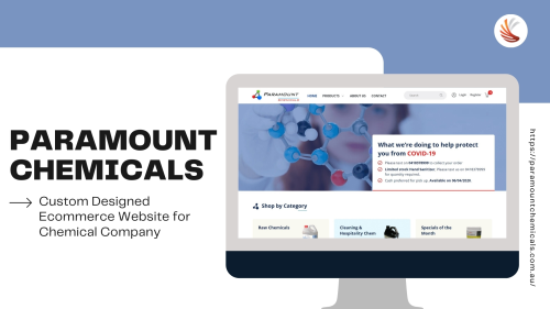 ECommerce Website for Chemical Manufacturing & Supplier Company