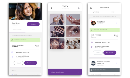 The Vayn Beauty Mobile Application