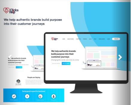 Clickshelp - Non profit website