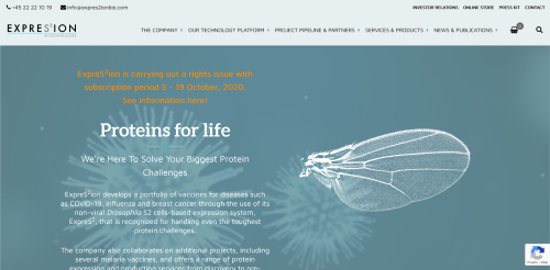 Wensite and investor portal