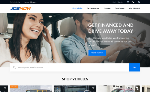 JDBNow: eCommerce Site Design and Development