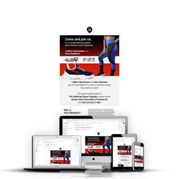 Email Designed by James for Michael
