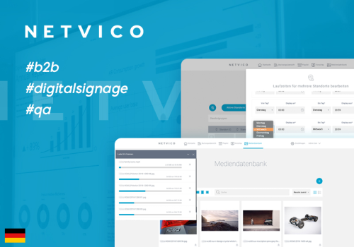 Netvico - an intuitive digital signage content management system for all businesses