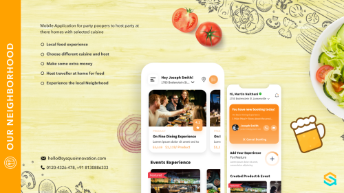 On demand food Application