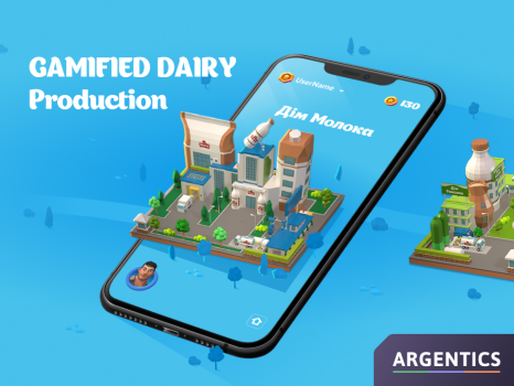 Branded AR app for a dairy brand