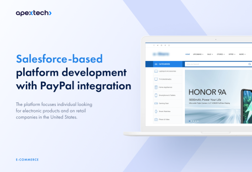 Salesforce-based Platform Development with PayPal Integration for E-commerce Company