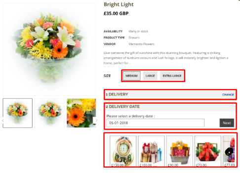 Shopify Flower Store Customization