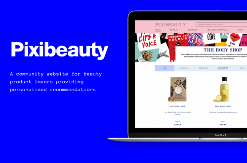 Pixibeauty-A community website for beauty product lovers providing personalized recommendations