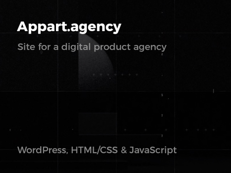 Site for a digital agency
