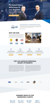 El Dabe Ritter Trial Lawyers - Web Design