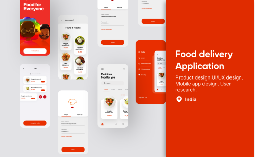 Food Delivery UI/UX design