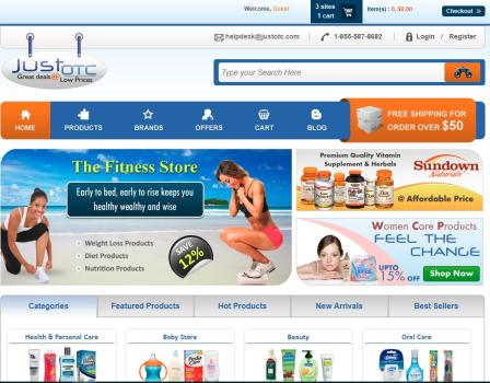 JustOtc - US Based Large Online Store Website