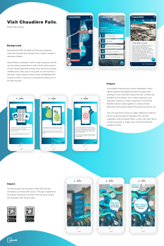 AR Tourism Experience for Hydro Ottawa on iOS and Android