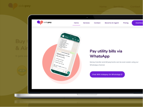 Website Design for Aidapay.ng