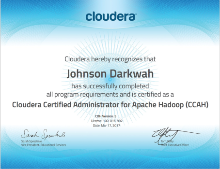 Cloudera Certifications