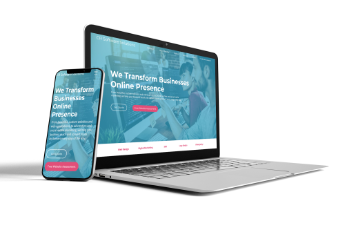CR Software Solution's Custom Website