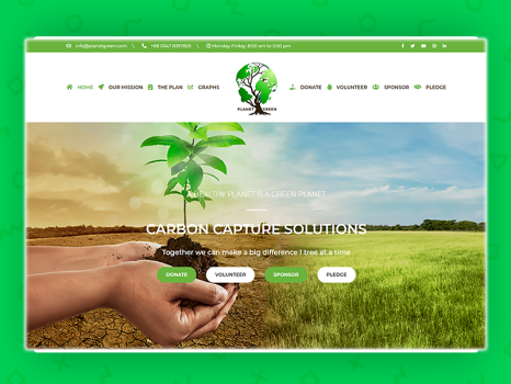 Global Warming Website Development