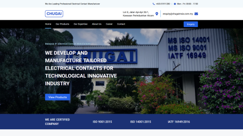 Chugai Malaysia Corporate Web Design