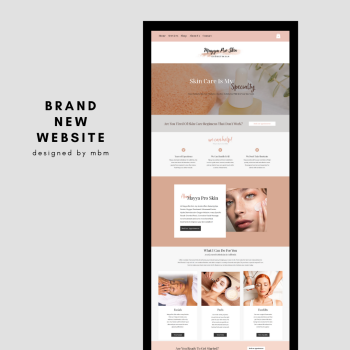 Mayya Pro Skin Website Design