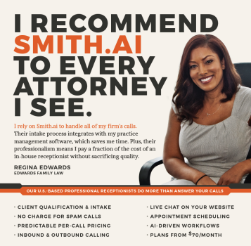 Attorney Regina Edwards relies on Smith.ai to handle all of her firm's calls
