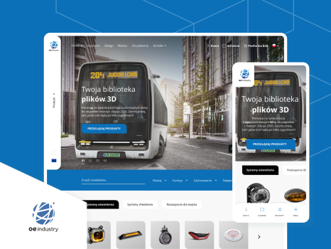 Dedicated, corporate website for OE Industry