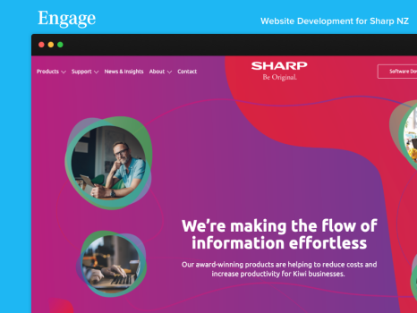 Website Development for Sharp NZ