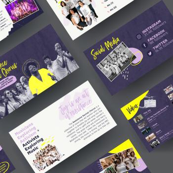 Resistance Revival Chorus Branding and Presentation