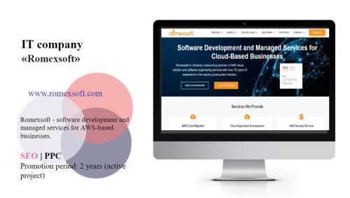 SEO Case Study: Comprehensive SEO promotion of an IT company’s corporate site