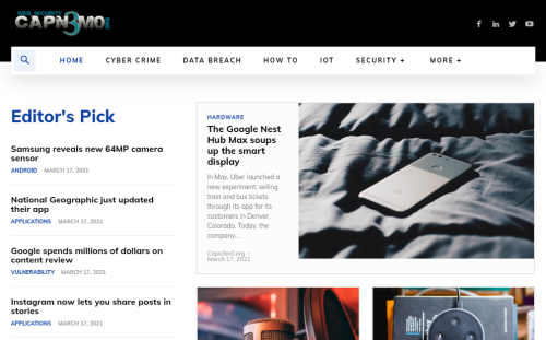 Web Design for Cyber Sec Enthusiast